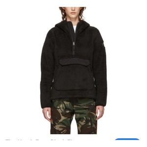 The North Face Womens Campshire Sherpa Fleece 1/4 Zip Pullover Hoodie Size S